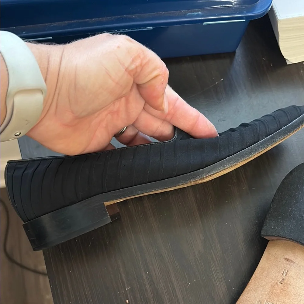 Yves Saint Laurent Black Loafers